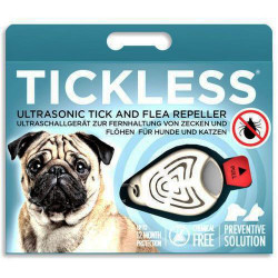 Tickless - Tickless Ultrasonic Pet Kedi ve Köpek Bit Pire Uzaklaştırıcı Aparat (Açık Kahve)