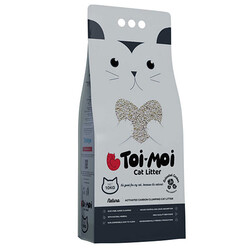 Toi Moi Natura Cream Aktif Karbon Sodyum Bentonit Kedi Kumu 10 Kg - Toi Moi