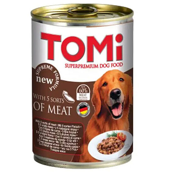 Tomi Gurme Meat Etli Köpek Konservesi 400 Gr - 1