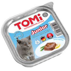 Tomi Kitten Kümes Hayvanlı Pate Yavru Kedi Yaş Maması 100 Gr - Tomi