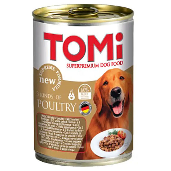 Tomi Kümes Hayvanlı Köpek Konservesi 400 Gr - 1