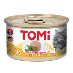 Tomi Ördekli Tahılsız Kedi Konservesi 85 Gr - Tomi