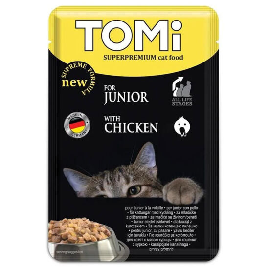 Tomi Pouch Junior Kümes Hayvanlı Yavru Kedi Maması 100 Gr - 1