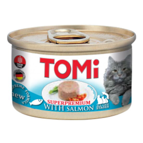Tomi Somonlu Tahılsız Kedi Konservesi 85 Gr - 1