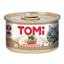 Tomi Tavuk Etli Tahılsız Kedi Konservesi 85 Gr - Tomi