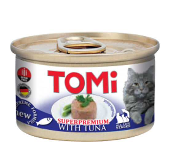 Tomi Ton Balıklı Tahılsız Kedi Konservesi 85 Gr - 1