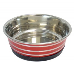 Tommy Kaydırmaz Tabanlı Kedi ve Orta Irk Köpek Mama - Su Kabı 17 Cm (Kırmızı) - Tommy