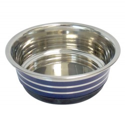 Tommy - Tommy Kaydırmaz Tabanlı Kedi ve Orta Irk Köpek Mama - Su Kabı 17 Cm (Mavi)