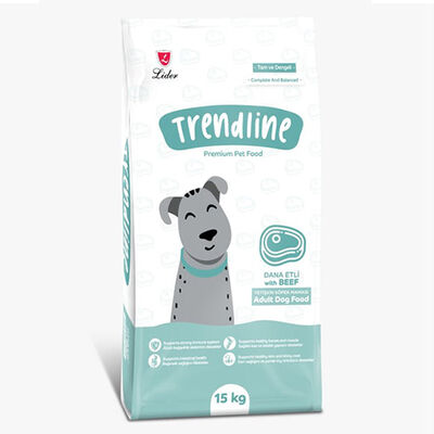 Trendline Beef Biftekli Köpek Maması 15 Kg + 5 Adet Challenge 400 Gr Konserve