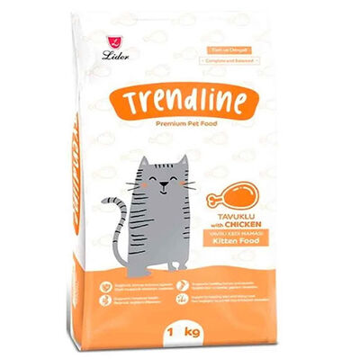 Trendline Kitten Tavuk Etli Yavru Kedi Maması 1000 Gr (1 Kg)