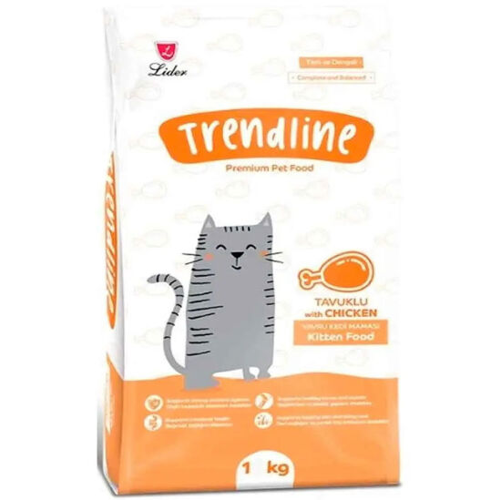 Trendline Kitten Tavuk Etli Yavru Kedi Maması 1000 Gr (1 Kg) - 1