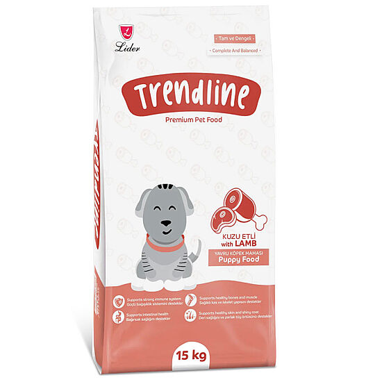 Trendline Puppy Kuzu Etli Yavru Köpek Maması 15 Kg - 1