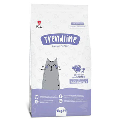 Trendline Somonlu Kedi Maması 1000 Gr (1 Kg)