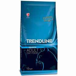 Trendline Somonlu Kedi Maması 15 Kg + 5 Adet Challenge 400 Gr Konserve - Thumbnail