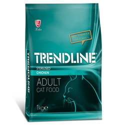 Trendline - Trendline Sterilised Tavuk Etli Kısırlaştırılmış Kedi Maması 1 Kg