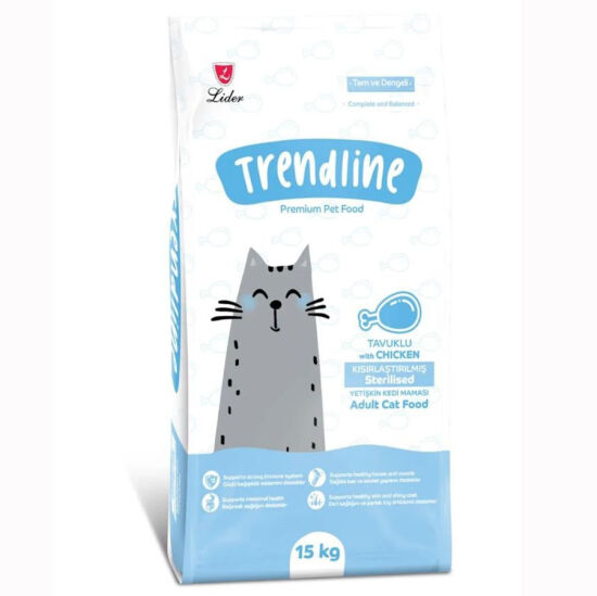 Trendline Sterilised Tavuk Etli Kısırlaştırılmış Kedi Maması 15 Kg - 1