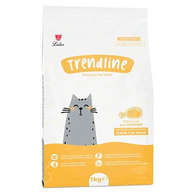 Trendline Tavuklu Kedi Maması 1000 Gr (1 Kg)