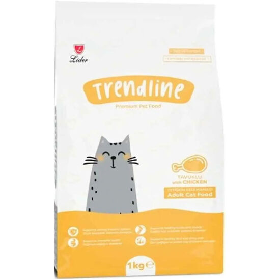 Trendline Tavuklu Kedi Maması 1000 Gr (1 Kg) - 1