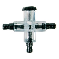 Trixie - Trixie Akvaryum 3 Yollu Valfi Bağlantı 5 mm Trans