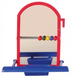 Trixie - Trixie Aynalı Suluklu Muhabbet ve Kanarya Kuşu Tünek 8 Cm