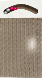 Trixie Büyük Kedi Karton Tırmalama, Kediotlu ve Oyun Toplu, 64 x 11 x 37 cm, Kum Beji - Trixie