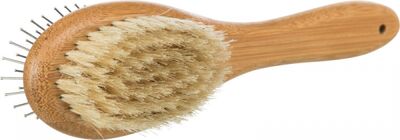 Trixie Çift Taraflı Tarama Fırçası, Bambu Saplı, 5 x 19 cm