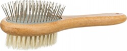 Trixie Çift Taraflı Tarama Fırçası, Bambu Saplı, 5 x 19 cm - Thumbnail