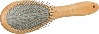 Trixie Çift Taraflı Tarama Fırçası, Bambu Saplı, 5 x 19 cm