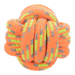 Trixie - Trixie Dayanıklı Köpek Oyuncağı, Halat Topu, 6 cm