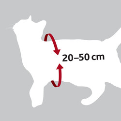 Trixie Kedi Araba Emniyet Kemeri Kırmızı 20 x 50 Cm - 15 Mm - Thumbnail