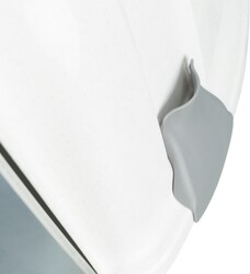 Trixie Kedi Kapalı Köşe Tuvaleti, Küreği İle, 60x43x52cm, Açık Gri/Granit - Thumbnail