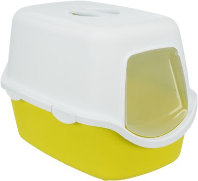 Trixie Kedi Kapalı Tuvaleti, 40x40x56cm, Lime Sarı/Beyaz