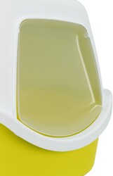 Trixie Kedi Kapalı Tuvaleti, 40x40x56cm, Lime Sarı/Beyaz - Thumbnail