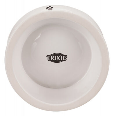 Trixie Kedi Mama ve Su Kabı Yükseltilmiş Ergonomik Seramik 0,15 lt / 13 cm Beyaz