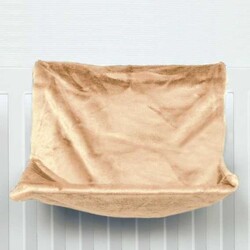 Trixie Kedi Peluş Kalorifer Yatağı Bej 47 x 30 x 27 cm - Trixie