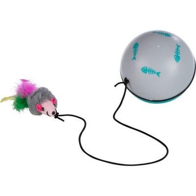 Trixie Kedi Pilli Turbino Topu Ve Fare Oyuncağı 9 cm