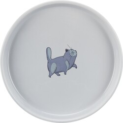 Trixie Kedi Seramik Mama Kabı, 0,6lt/ø23 cm, Gri - Thumbnail