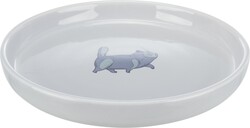 Trixie Kedi Seramik Mama Kabı, 0,6lt/ø23 cm, Gri - Thumbnail