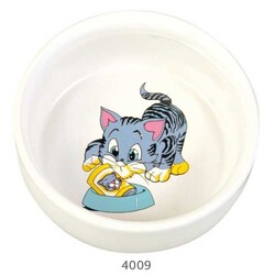 Trixie Kedi Seramik Mama Su Kabı, 0,3 Lt / 11 cm - Trixie