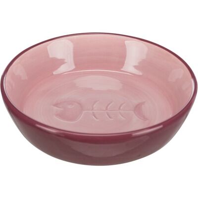 Trixie Kedi Seramik Mama / Su Kabı Kılçık Desenli 0,2 Lt - 13 cm
