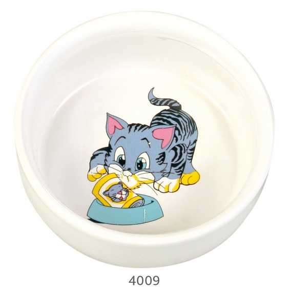 Trixie Kedi Seramik Mama Su Kabı, 0,3Lt/11cm Kedi Mama ve Su Kapları