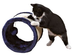 Trixie Kedi Tırmalama Tahtası ve Oyuncağı, ø23x20cm, Mavi - Thumbnail