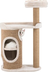 Trixie Kedi Tırmalama ve Oyun Evi, 117cm, Açık Gri/Kahve - Trixie