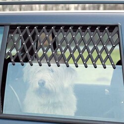Trixie Köpek Araba Camı Parmaklığı 30 - 110 Cm (Siyah) - Thumbnail