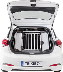 Trixie Köpek Bagaj Kapağı, Araca Göre Uyarlanabilir, 94 - 114 x 69 cm, Gümüş Gri / Siyah - Thumbnail