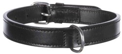 Trixie - Trixie Köpek Boyun Tasması, Gerçek Deri, L-XL:52-63cm/30mm, Siyah