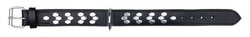 Trixie Köpek Boyun Tasması, Gerçek Deri, L:45 - 55cm/40mm, Siyah - Thumbnail