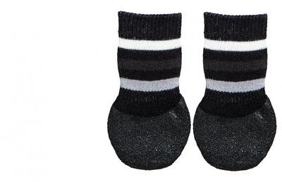 Trixie Köpek Çorabı, Kaymaz, L - XL, 2 Adet, Siyah