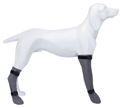 Trixie Köpek Çorabı, Su Geçirmez, L: 10 cm / 40 cm Gri (1 Adet)