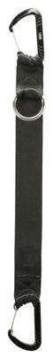 Trixie Köpek Emniyet Kemeri Bağlantı Kayışı, Karabinalı, 30 cm / 38 mm, Siyah